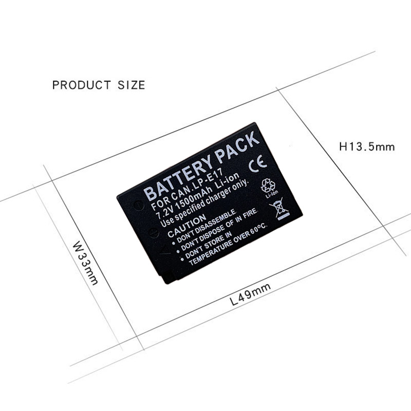 Batmax LP-E17 LPE17 LP E17 Cam - Canon Camera Eos R50 recension och pris