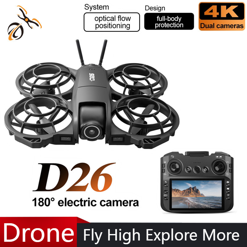 D26 Drone 4K Aerial HD 180° Ca - Drone Racing Camera recension och pris
